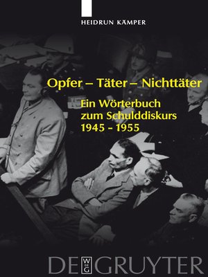 cover image of Opfer--Täter--Nichttäter